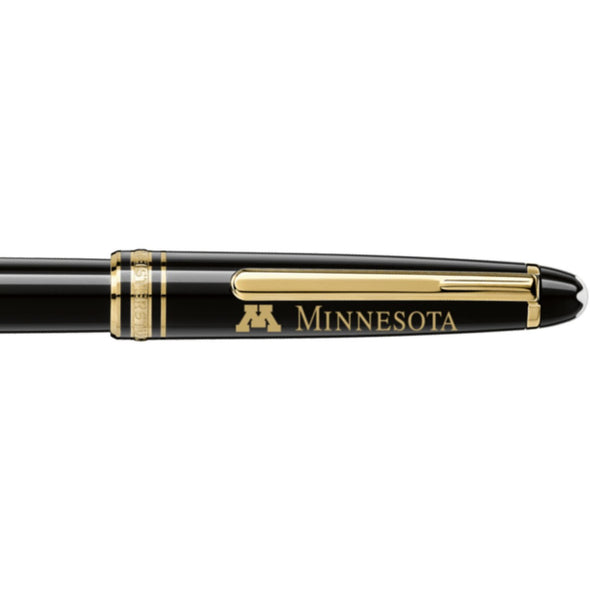 Minnesota Montblanc Meisterstück Classique Rollerball Pen in Gold Shot #2