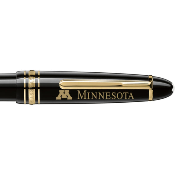 Minnesota Montblanc Meisterstück Midsize Ballpoint Pen in Gold Shot #2
