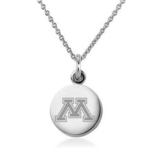 Minnesota Necklace with Charm in Sterling Silver Shot #1