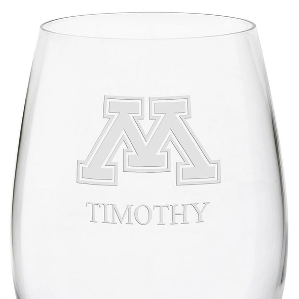 Minnesota Red Wine Glasses - Set of 2 Shot #3