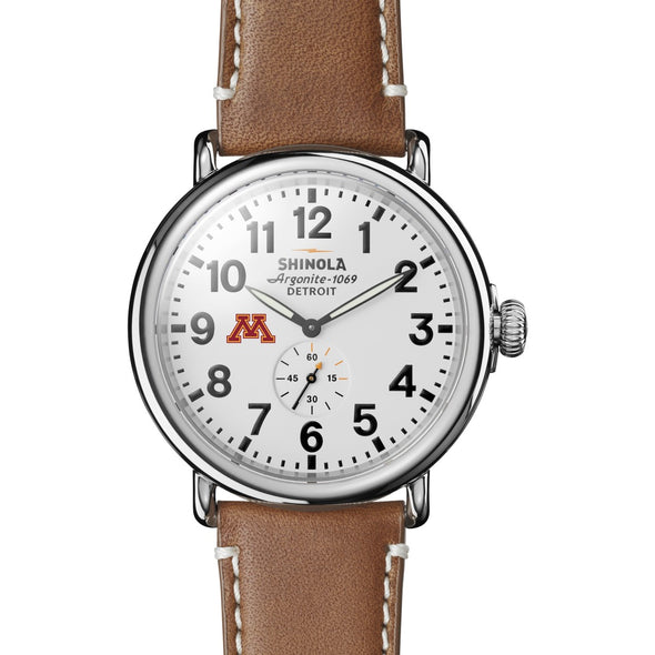 Minnesota Shinola Watch, The Runwell 47 mm White Dial Shot #2