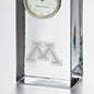 Minnesota Tall Glass Desk Clock by Simon Pearce Shot #2