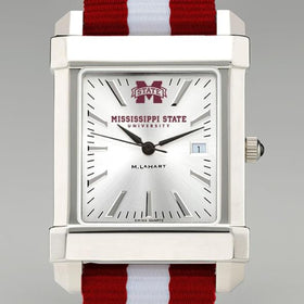 Mississippi State Collegiate Watch with RAF Nylon Strap for Men Shot #1