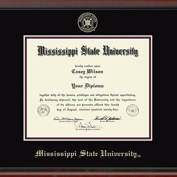 Mississippi State Diploma Frame, the Fidelitas Shot #2