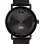 Mississippi State Men's Movado BOLD with Black Leather Strap Shot #1