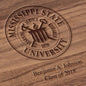 Mississippi State Solid Walnut Desk Box Shot #3