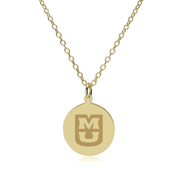 Missouri 14K Gold Pendant &amp; Chain Shot #2