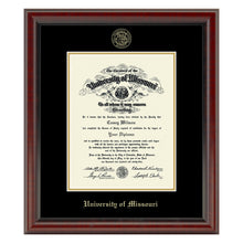 Missouri Bachelors/Masters Diploma Frame - Fidelitas Shot #1