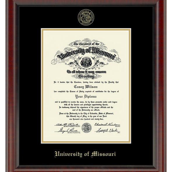 Missouri Bachelors/Masters Diploma Frame - Fidelitas Shot #2
