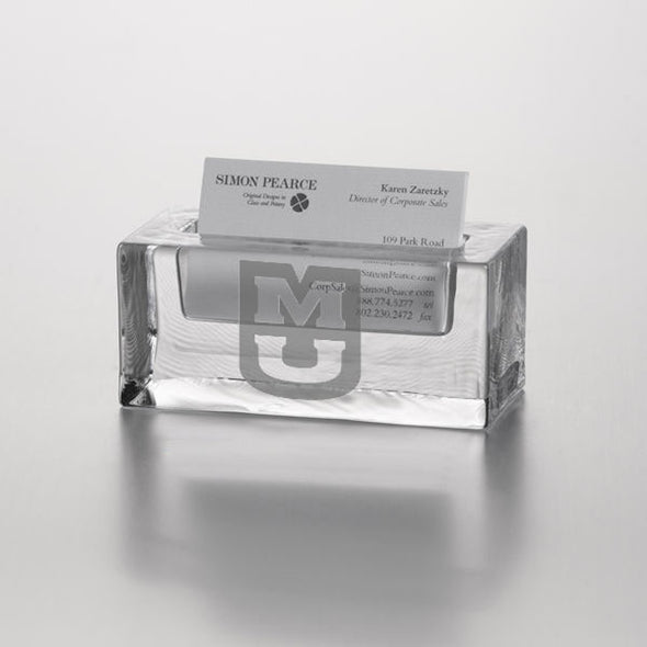 Missouri Glass Business Cardholder by Simon Pearce Shot #1