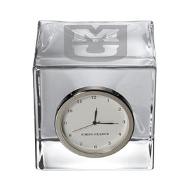 Missouri Glass Desk Clock by Simon Pearce Shot #1