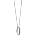 Missouri Monica Rich Kosann "Carpe Diem" Poesy Ring Necklace in Silver