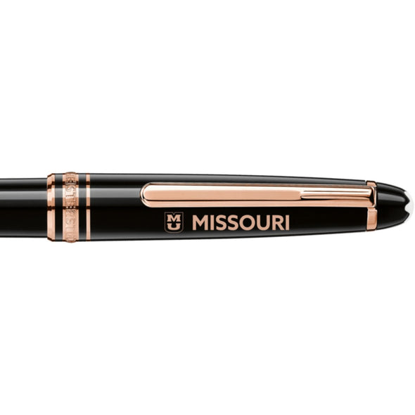 Missouri Montblanc Meisterstück Classique Ballpoint Pen in Red Gold Shot #2