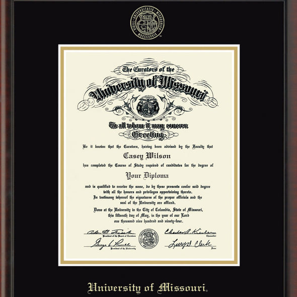 Missouri Ph.D. Diploma Frame - Fidelitas Shot #2