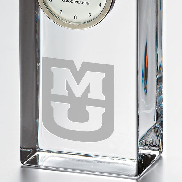 Missouri Tall Glass Desk Clock by Simon Pearce Shot #2