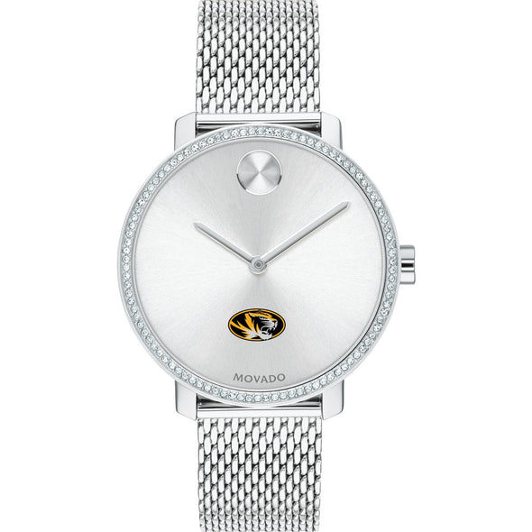 Missouri Women's Movado Bold with Crystal Bezel & Mesh Bracelet Shot #2
