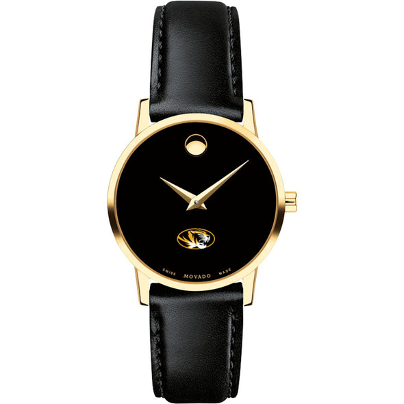 Missouri Women's Movado Gold Museum Classic Leather Shot #2