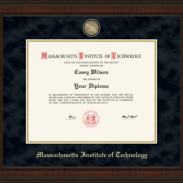MIT Diploma Frame - Excelsior Shot #2