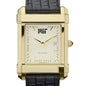 MIT Men's Gold Quad with Leather Strap Shot #1