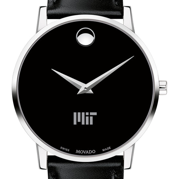 MIT Men&#39;s Movado Museum with Leather Strap Shot #1