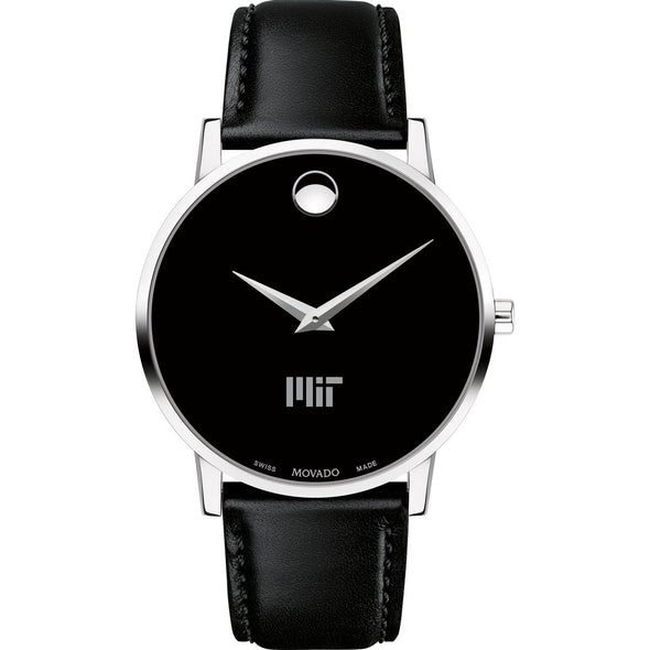 MIT Men&#39;s Movado Museum with Leather Strap Shot #2