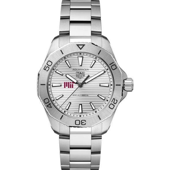 MIT Men&#39;s TAG Heuer Steel Aquaracer with Silver Dial Shot #2