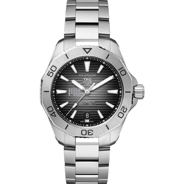 MIT Men's TAG Heuer Steel Automatic Aquaracer with Black Dial Shot #2