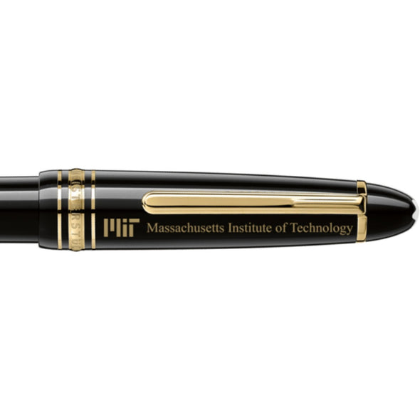 MIT Montblanc Meisterstück Midsize Ballpoint Pen in Gold Shot #2