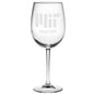 MIT Red Wine Glasses - Set of 2 - Made in the USA Shot #2