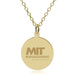 MIT Sloan 14K Gold Pendant & Chain