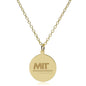 MIT Sloan 14K Gold Pendant & Chain Shot #2