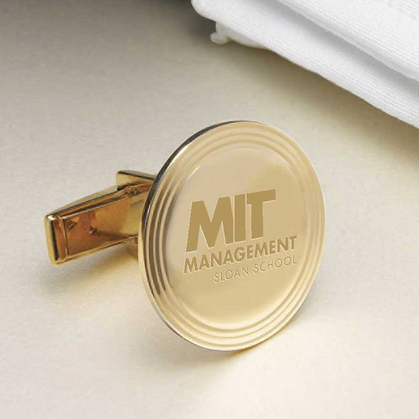 MIT Sloan 18K Gold Cufflinks Shot #2
