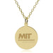 MIT Sloan 18K Gold Pendant & Chain