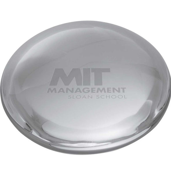 MIT Sloan Glass Dome Paperweight by Simon Pearce Shot #2