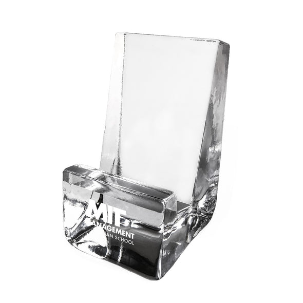 MIT Sloan Glass Phone Holder by Simon Pearce Shot #2