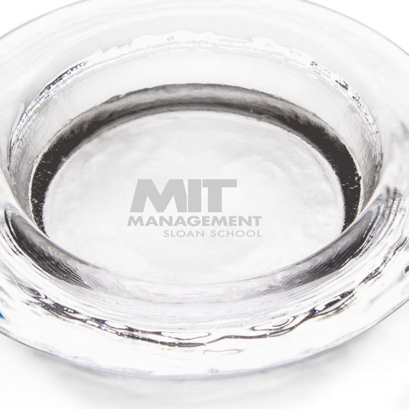 MIT Sloan Glass Wine Coaster by Simon Pearce Shot #2