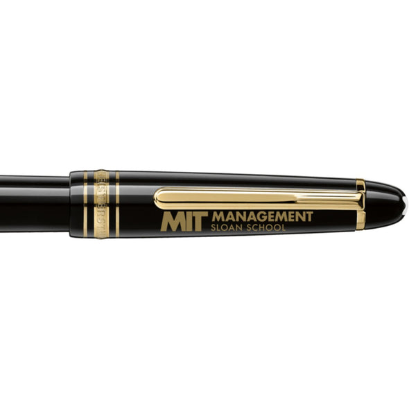 MIT Sloan Montblanc Meisterstück Classique Fountain Pen in Gold Shot #2