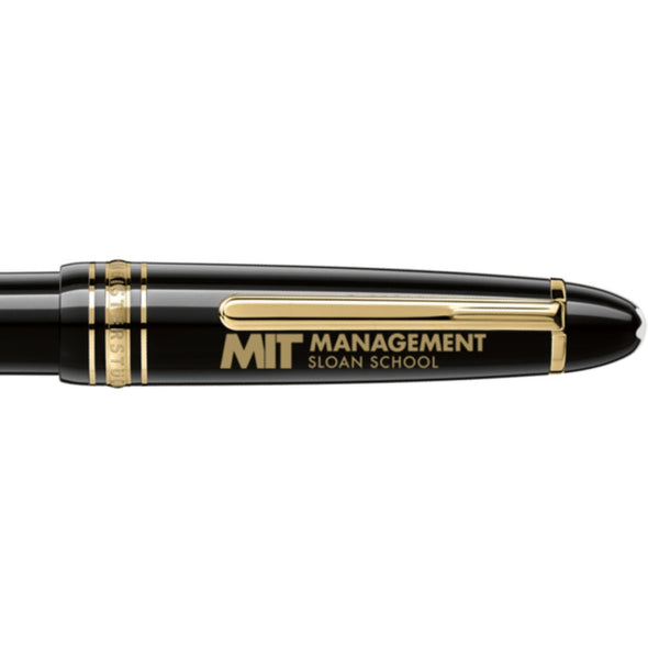 MIT Sloan Montblanc Meisterstück Midsize Ballpoint Pen in Gold Shot #2