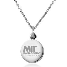 MIT Sloan Necklace with Charm in Sterling Silver Shot #1
