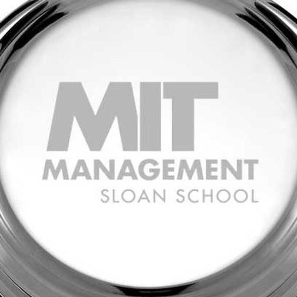 MIT Sloan Pewter Paperweight Shot #2
