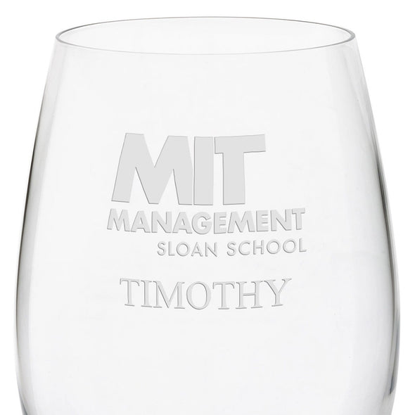 MIT Sloan Red Wine Glasses - Set of 2 Shot #3
