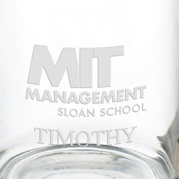 MIT Sloan School of Management 13 oz Glass Coffee Mug Shot #3