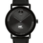 MIT Sloan School of Management Men's Movado BOLD with Black Leather Strap Shot #1