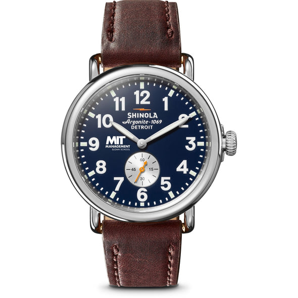 MIT Sloan Shinola Watch, The Runwell 41 mm Midnight Blue Dial Shot #2