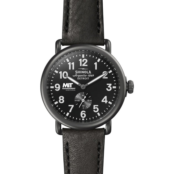 MIT Sloan Shinola Watch, The Runwell 41mm Black Dial Shot #2