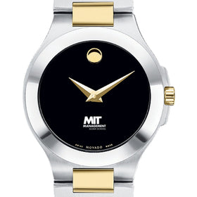 MIT Sloan Women&#39;s Movado Collection Two-Tone Watch with Black Dial Shot #1