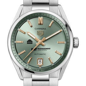 MIT Sloan Women's TAG Heuer Steel Carrera Automatic with Green Dial Shot #1