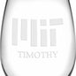 MIT Stemless Wine Glasses Made in the USA - Set of 2 Shot #3