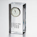 MIT Tall Glass Desk Clock by Simon Pearce
