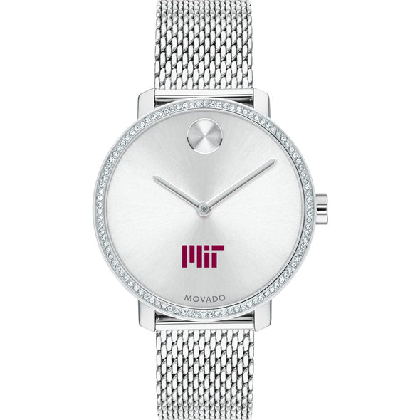 MIT Women's Movado Bold with Crystal Bezel & Mesh Bracelet Shot #2